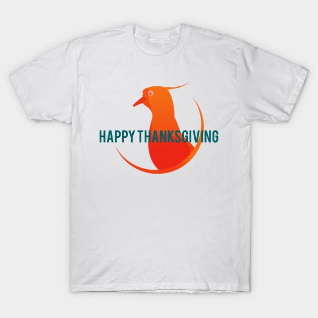 Happy Thanksgiving T-Shirt by DesignforMe